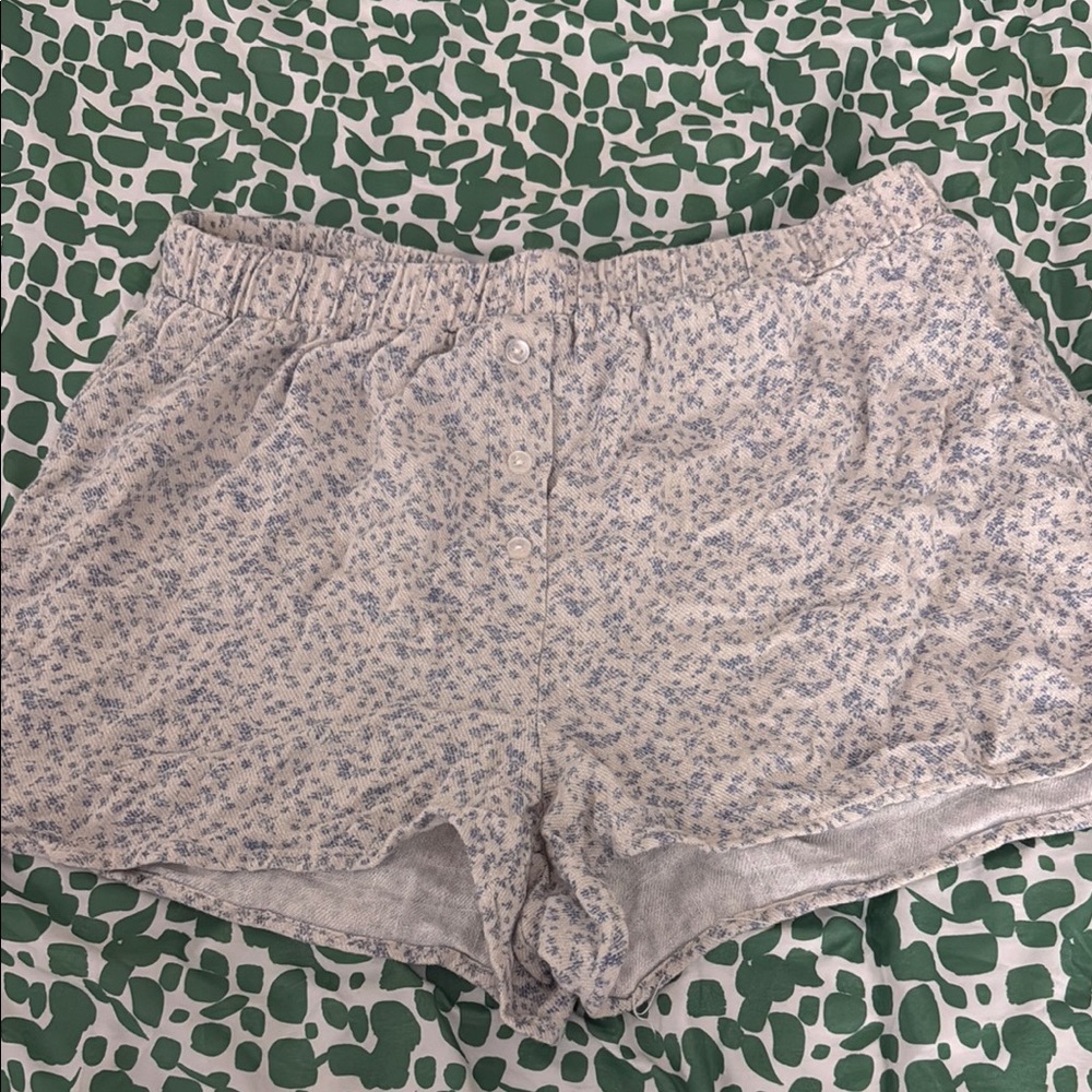Sienna Sky White and Blue Pajama Set Soft and Relaxed